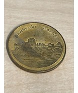 Vintage Pembroke Castle Pembroke Town Travel Souvenir Challenge Coin KG JD - $376.14 MXN