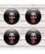 SET 4 X 50 mm Hand Made Logo Joker Silikone Stickers Aufkleber Domed For... - £10.22 GBP