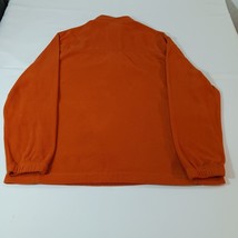 Saddlebred Men's Orange 1/2 Zip Pullover Fleece Sweatshirt Long Sleeve Size XL image 2