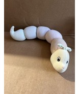 Baby Gund Worm Twinkle Crinkle Rattle Squeak soft lovey Plush stuffed - £23.12 GBP