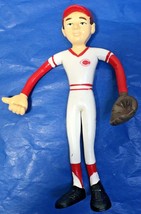 1981 Cincinnati Reds Baseball Player 6&quot; Figure Rubber Poseable Bendable Amscan - $11.99