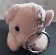 Cute Pig Key Chain Hanging House Key Pullcord Vibration Collect Car Deco... - €6,81 EUR