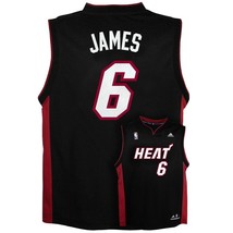 New With Tags Miami Heat Lebron James Adidas Nba Boys Xl Basketball Jersey  - £31.41 GBP