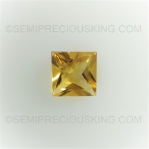 Natural Citrine Square Step Cut 7X7mm Dandelion Color VVS Clarity Loose ... - $19.80