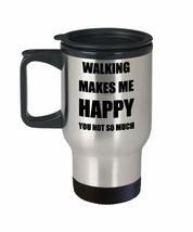 Walking Travel Mug Insulated Lover Fan Funny Gift Idea Novelty Gag Car C... - £18.13 GBP