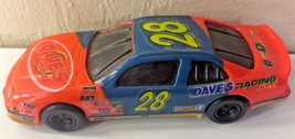 Nascar Boley diecast car #28 Dave’s Racing orange Die Cast Race 6” - $4.94