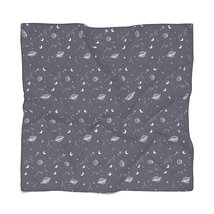 Spacy Galaxy Trend Color 2020 Evening Blue Poly Scarf - $18.06+