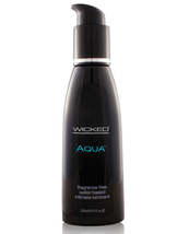 Wicked Sensual Care Aqua Water Based Lubricant - 4 oz Fragrance Free - £24.49 GBP