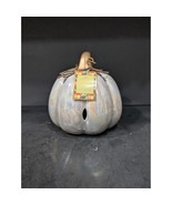 GC Harvest Iridescent Pumpkin, Pumpkin Pancake Scented, Hand Painted Fal... - $225.80 MXN