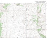 Woodruff Narrows Quadrangle Utah-Wyoming 1976 USGS Map 7.5 Minute Topogr... - $23.99
