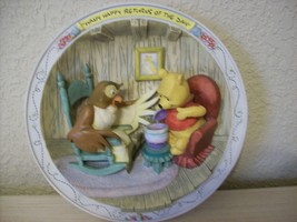 Bradford Exchange’s Disney Winnie the Pooh 3-D Collector’s Plate “Many Hap - £22.38 GBP