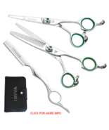washi scissor emerald skull japanese 440c shear beauty barber salon hair... - €228,60 EUR