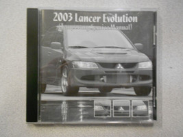 2003 Mitsubishi Lancer Evolution Temporary Service Manual Cd Factory Oem 04 - £156.57 GBP