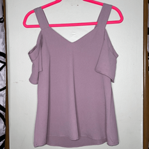 Lilac Sienna Sky Cold Shoulder Top | size XS - £8.61 GBP