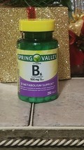 Spring Valley Vitamin B6 Metabolism Support 100mg 250 Tablets - £13.13 GBP