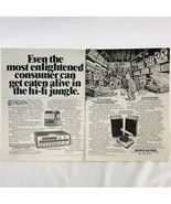 Vintage 1979 Magazine Print Ad Sony Home Stereo WiFi V4 X30 SSU-2070 Spe... - $120.46 MXN