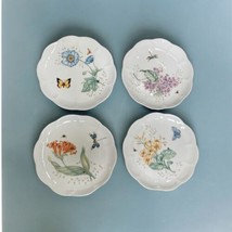 4 Lenox Butterfly Meadow Monarch 9 inch Salad Plate - - £31.61 GBP