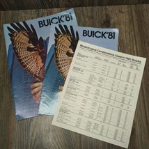 1981 Buick &#39;81 Lineup Dealer Showroom Sales Brochure Guide Catalog VTG - £8.71 GBP