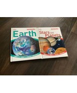 Earth &amp; Stars and Planets 2x books DK eyewonder 2014 China - $17.08