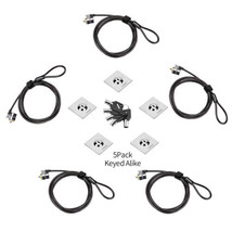 5Pack Laptop Cable Lock Hardware Security Cable Lock Anti Theft 5Keys 6.... - $5,723.22 MXN