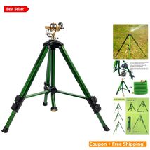 Effortless Garden Irrigation: Heavy-Duty Tripod Sprinkler with Adjustabl... - $73.21