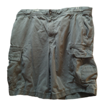 Izod Men&#39;s army green cargo shorts sz 38 cotton - £13.22 GBP