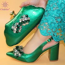 Fuchsia Color Italian Design Shoes and Bags To Match Set Nigerian Women Wedding  - £76.70 GBP