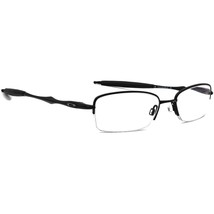 Oakley Eyeglasses Sculpt 2.0 Polished Black Half Rim Metal Frame 50[]18 139 - £55.22 GBP