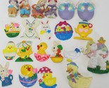 Easter Refrigerator Magnets Lot of 22 Chicks Bunny Baskets Eggs - $19.59