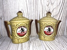 VTG Kansas Salt and Pepper Shakers Sunflower State Souvenir Teapot Kettle - £6.89 GBP