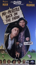 Ma and Pa Kettle Back on the Farm  VHS Tape Used  Percy Kilbride Marjorie Main - £6.87 GBP