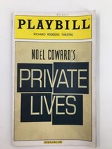 2002 Playbill Richard Rodgers Theatre Alex Belcourt in Private Lives - £11.35 GBP