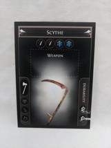*Punched* Path Of Exile Exilecon Scythe Normal Trading Card - £19.71 GBP