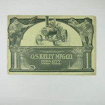 OS Kelly Manufacturing Co Iowa City Catalog Steam Traction Engine Antique 1902 - £187.63 GBP