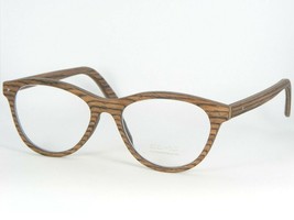 Edel Holz Handcrafted Eyewear Mod B-M Nus Wooden Eco Eyeglasses Wood 51-17-148mm - $111.35