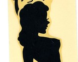 Allure Decal &amp; Card Sexy Silhouette 1950&#39;s Palm Springs California - £19.44 GBP