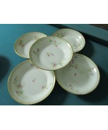 H.C. OLD ABBEY  LIMOGES 5 1/2&quot; 5 ANTIQUE FRUIT BOWLS and oval tray[68] - £98.79 GBP