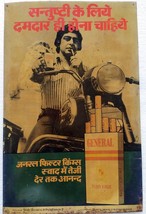 General Filter Kings Cigarette Vintage Advertising Litho Tin Sign India - $59.99