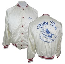 Sportsmaster vtg 70s Mens Bomber Jacket Small Charter boat fishing Florida &quot;Bob&quot; - £67.01 GBP