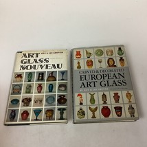 Art Glass Nouveau And Carved &amp; Decorated European Art Glass Hardcover Books - $19.79