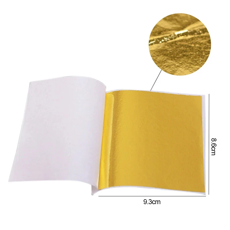 House Home 100/200 Sheets A Gold Silver FA Paper Leaf Gilding DIY Art Craft Pape - £19.54 GBP