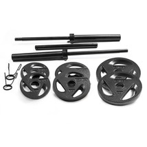 CAP Barbell Olympic Weight Set, 110 lbs. Barbell Olympic Weight Set, 110 Lbs. - £152.04 GBP