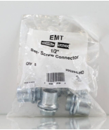 Hubbell Raco 1/2 in. Uninsulated EMT Set-Screw Connector 2002B5-HD (5-Pack) - $11.55 CAD