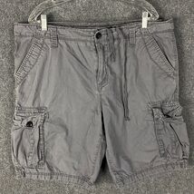Union Cargo Shorts Men&#39;s 40 Regular Fit Gray 100% Cotton Adults Outdoors - $20.92 CAD
