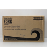 BOARDWALK Heavy Weight Polystyrene Black Plastic Fork Cutlery (1000CT) F... - $674.85 MXN