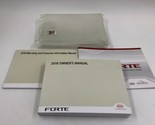 2018 Kia Forte Owners Manual Handbook Set OEM E02B12042 - $14.84