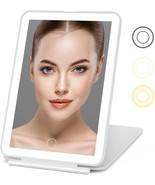 Rechargeable Travel Makeup Mirror 72 Led Lighted Makeup Mirror Travel Mi... - £28.25 GBP