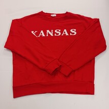 Reflex RN#157678 KANSAS Men's Red Cotton Blend Pullover Sweatshirt Size Large image 14