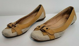 SOFFT Womens Ballet Flat Slip On Shoes Size 6 M Buckle Toe Comfort - $19.99
