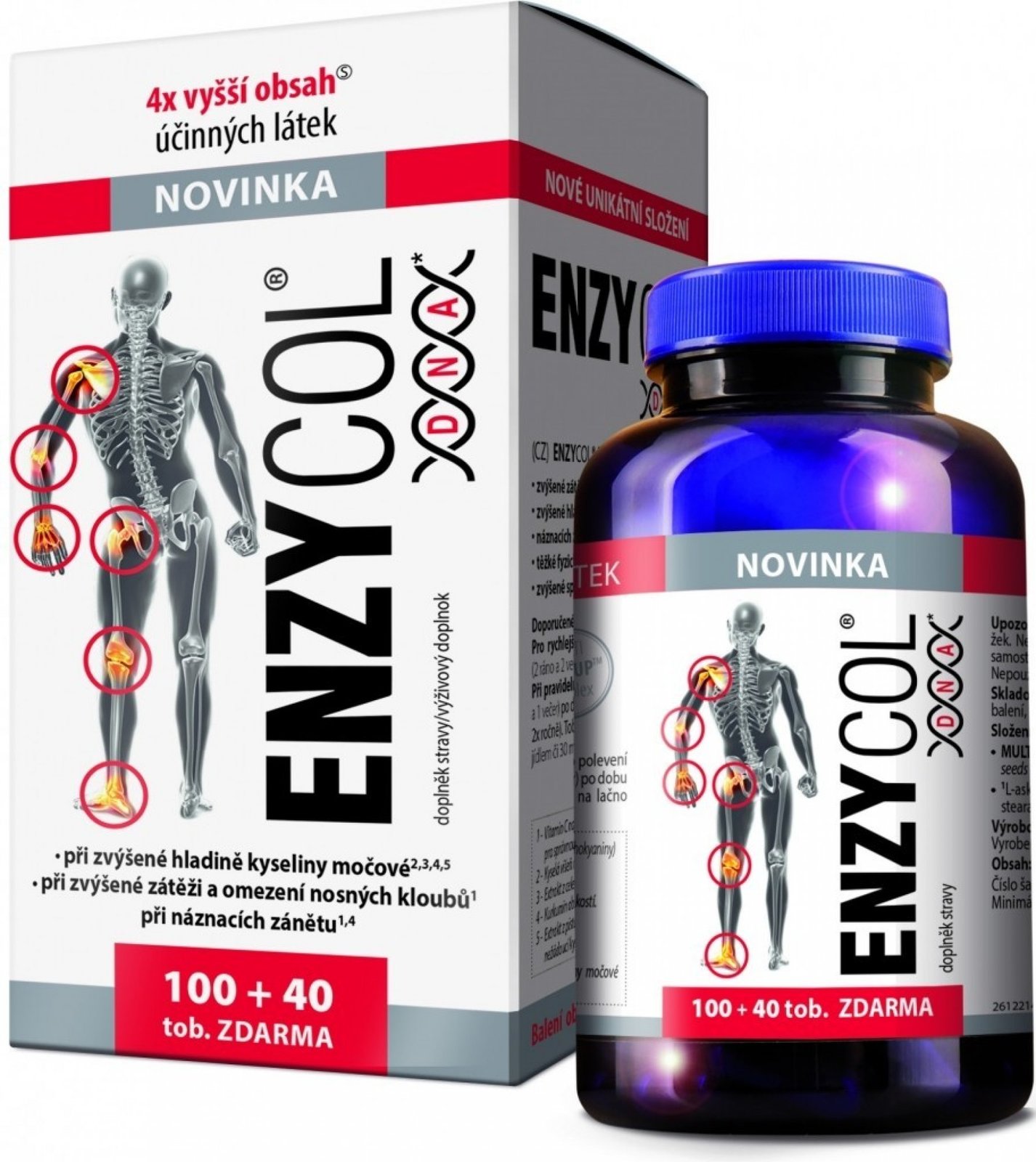 Enzycol Dna 100+40 tablets - will help the joints function properly - $39.95